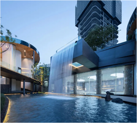 Glass Bottom Swimming Pool Bay